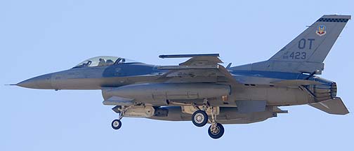 General Dynamics F-16C Block 42B Fighting Falcon 88-0423 of the 422nd Test and Evaluation Squadron Green Bats